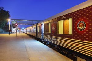Maharajas' Express- A royal train offering a luxurious lifestyle.