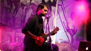 Musician Neel Adhikari delighted locals while performing with Zico