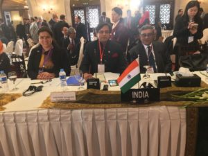 The three-member delegation from India in Pakistan
