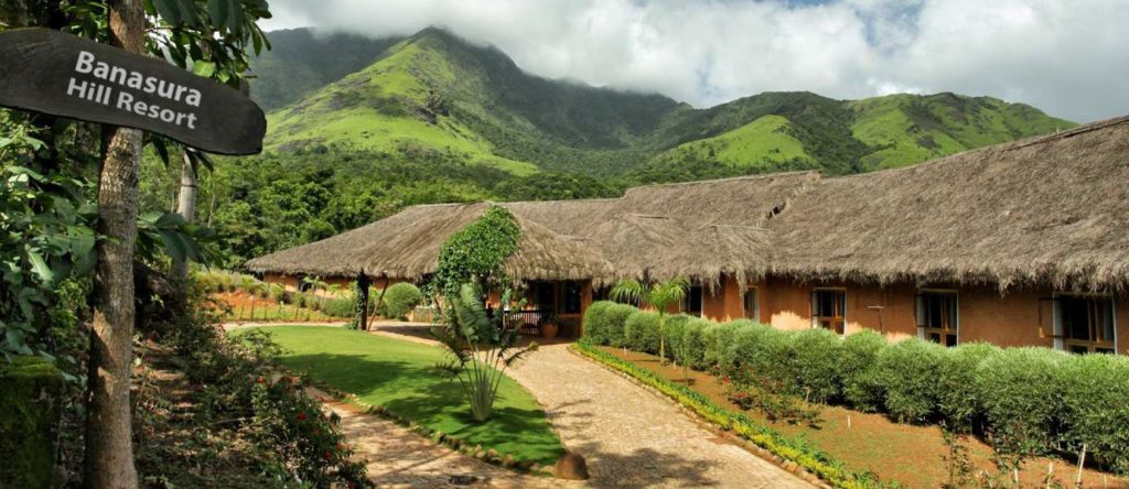 Banasura Hill Resort is an eco-friendly resort and spa set within a tropical forest