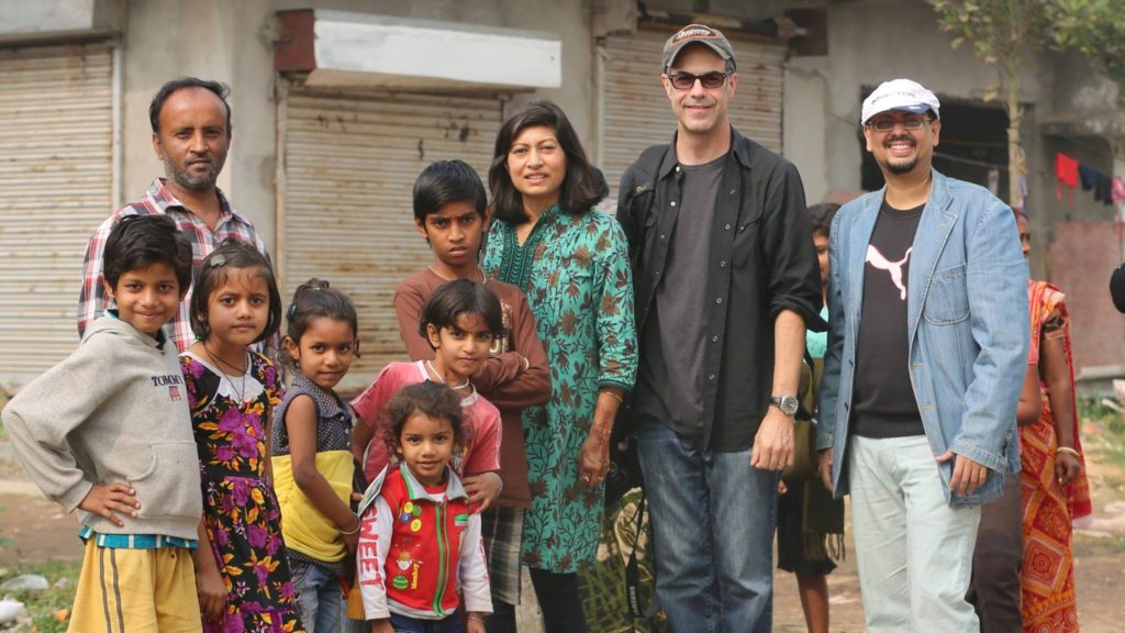Bipasha, Chris and Rana during their shoot in Kolkata (early Jan, 2016)