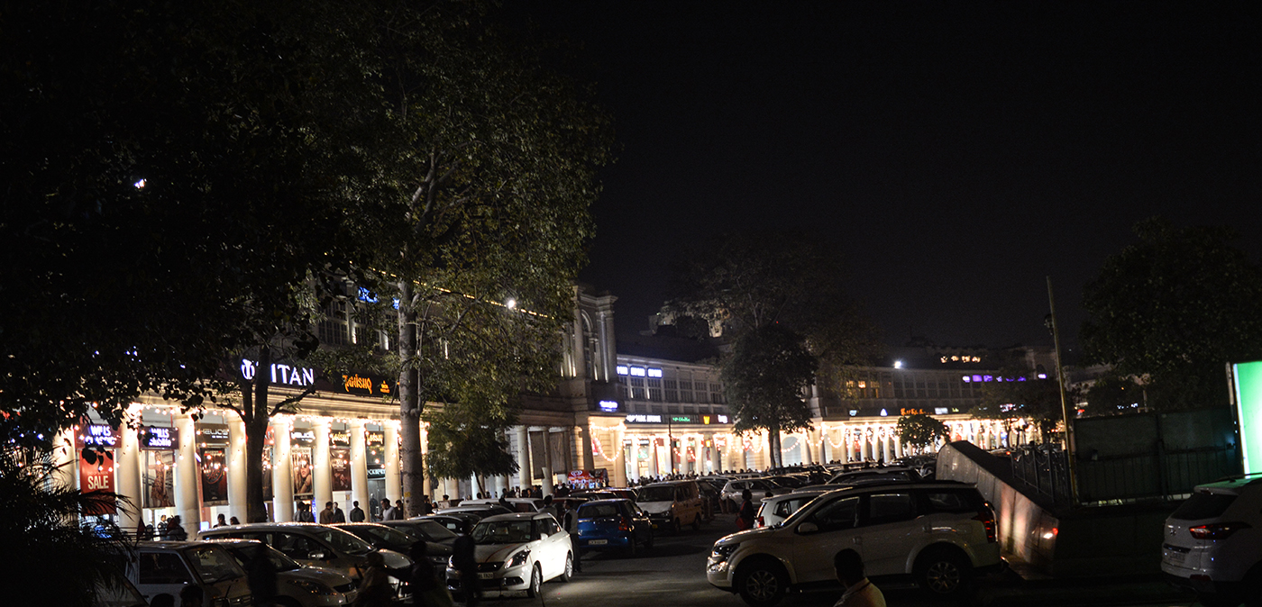Connaught Place decorated