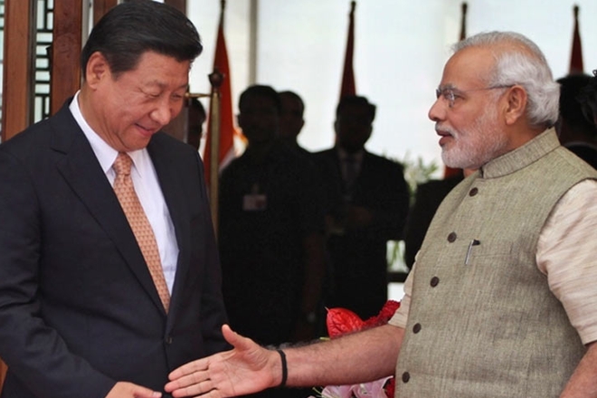 Indian Prime minister, Narendra Modi and Chinese President Xi Jinping 