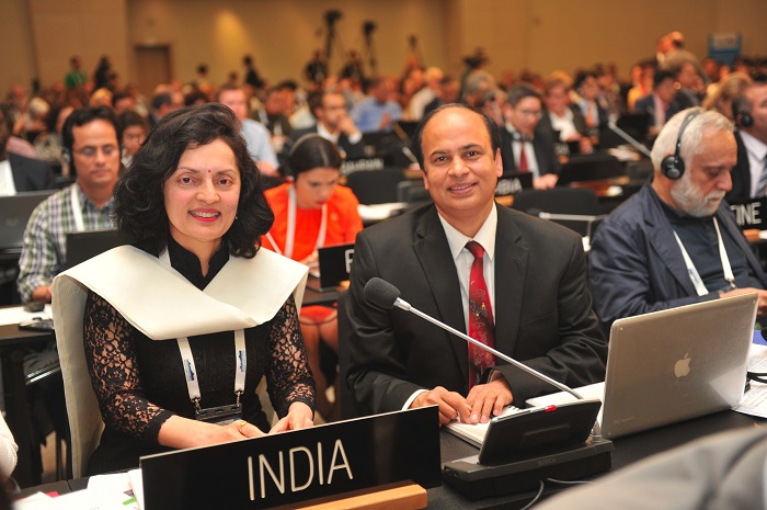 Permanent representative of India to UNESCO, Ruchira Kamboj at the 40th session of the World Heritage Committee in Istanbul