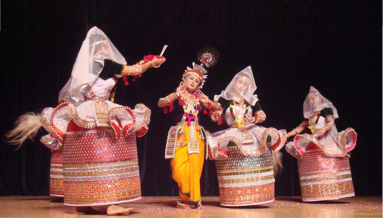 Raas Lila in Manipuri dance style