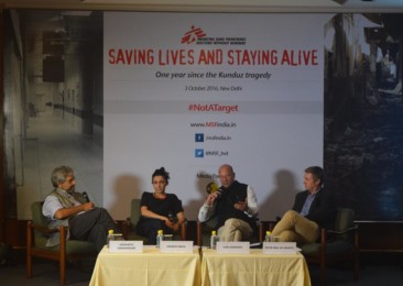 MSF in New Delhi marked one year of Kunduz hospital attack in Afghanistan