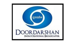 Logo of the national broadcaster Doordarshan.