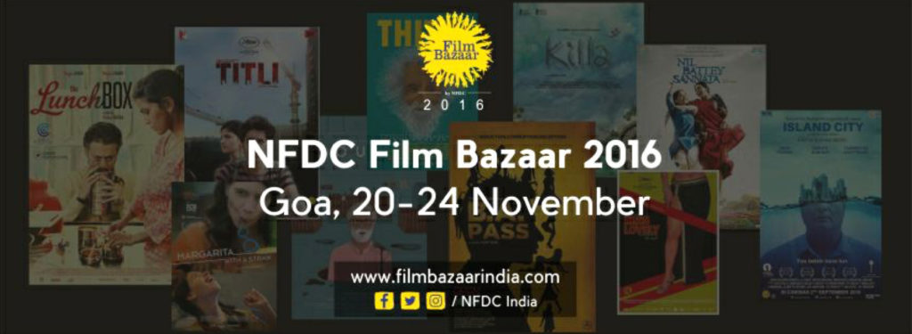 Film Bazaar is held every year at the Marriott Resort, Goa, India, between November 20 and 24