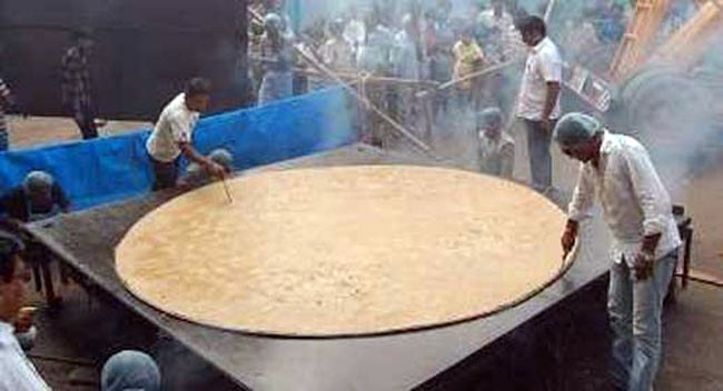 Largest roti/chapatti