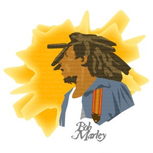 Celebrating Bob Marley's birthday, who was born on this day in 1945 and passed away at the age of 36