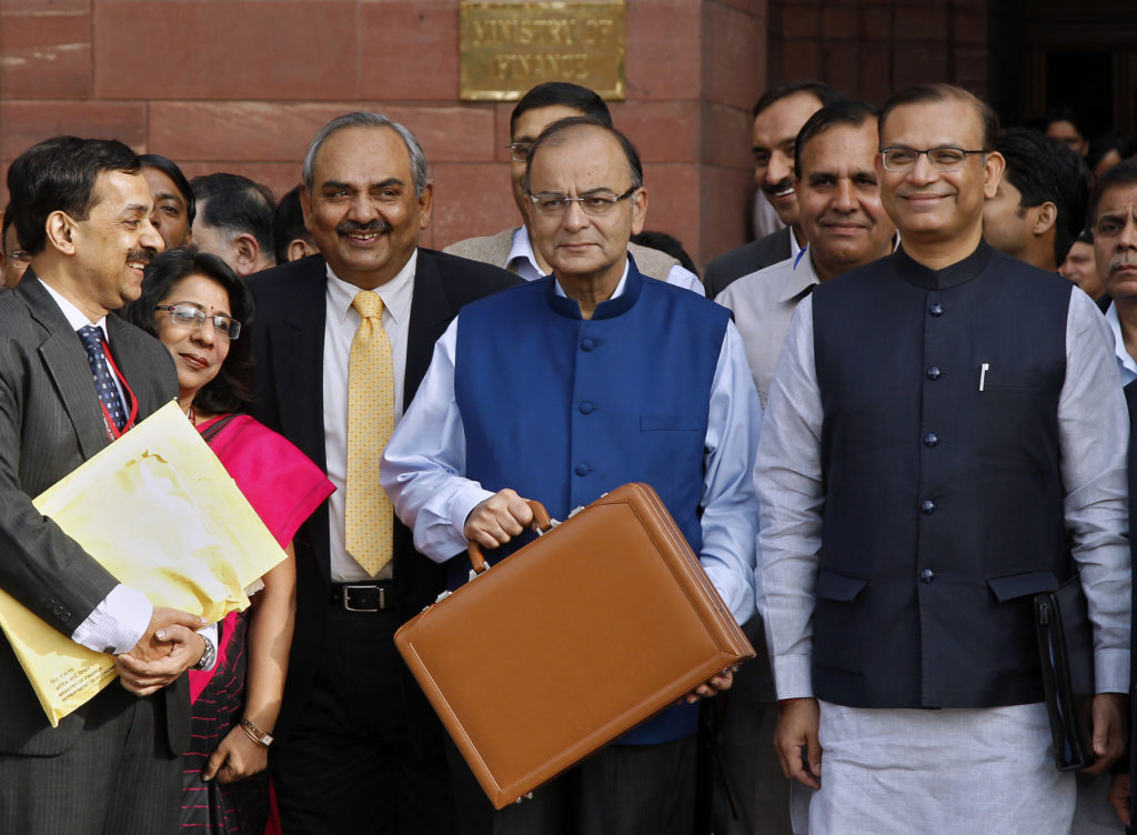 Arun Jaitley, the Finance Minister during the Federal Budget 2017