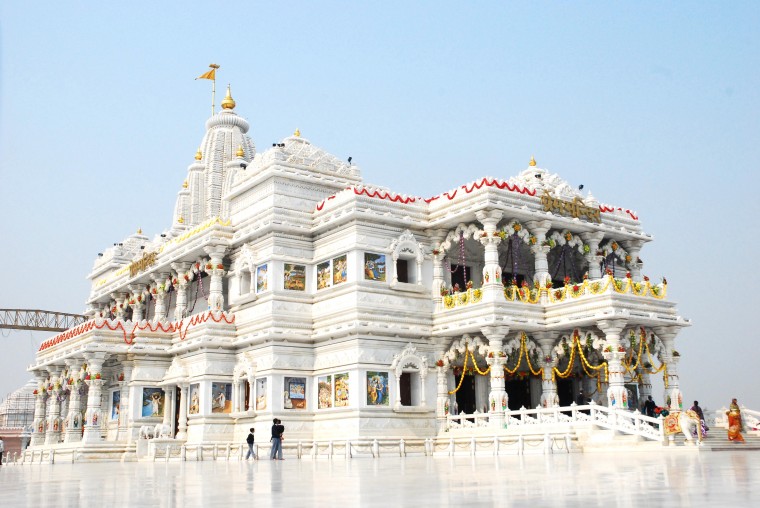 Prem Mandir, a Hindu temple in Vrindavan