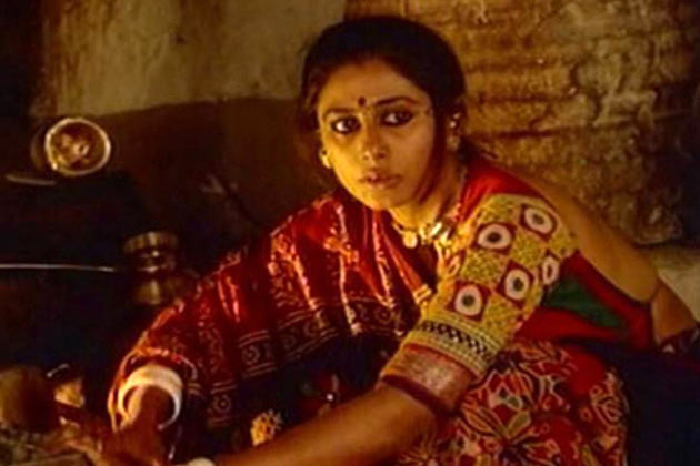 Smita Patil in a still from Manthan