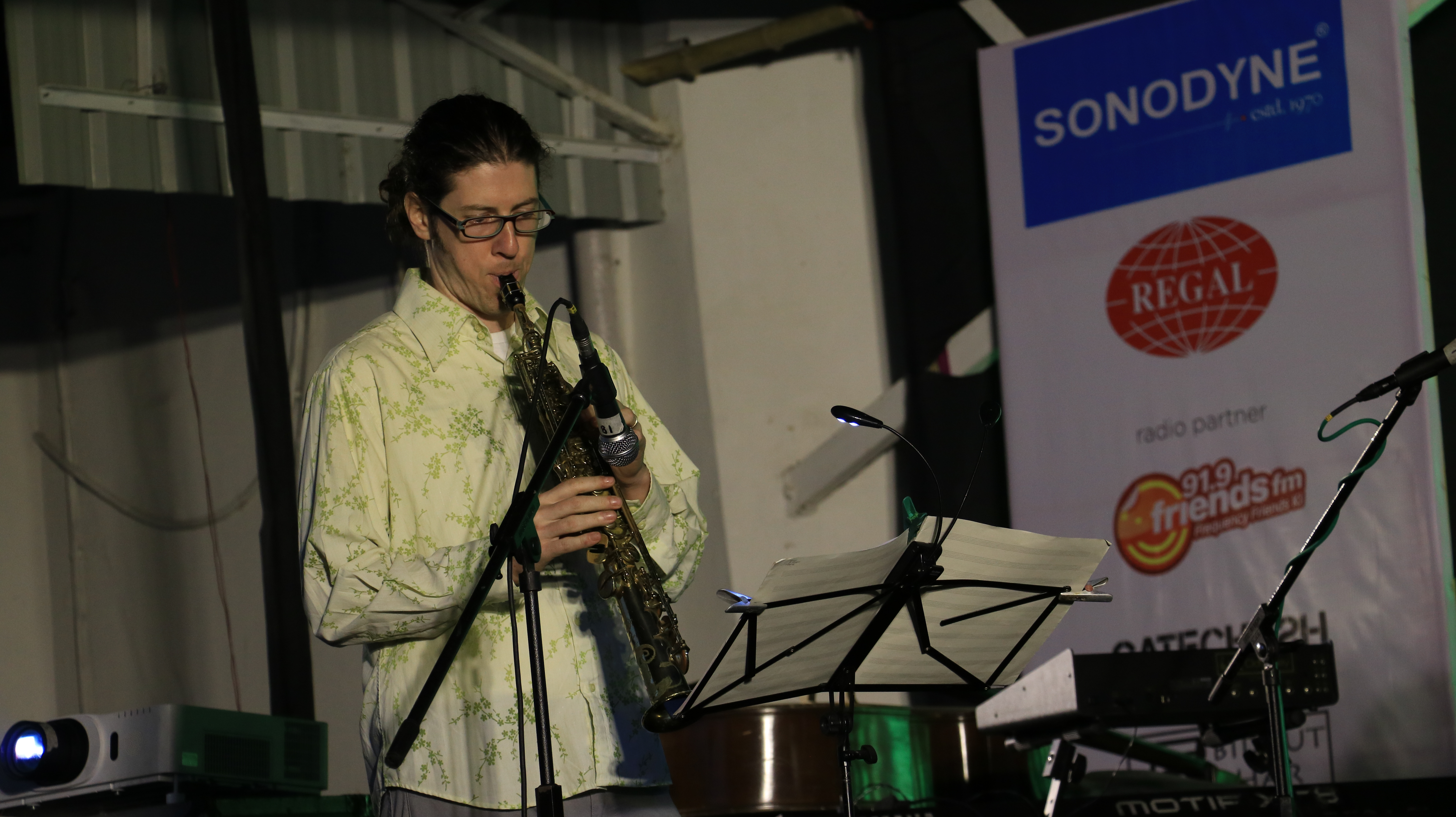 Kay performing at the Annual Kolkata Jazz Festival, 2017