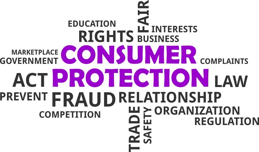 word cloud - consumer protection