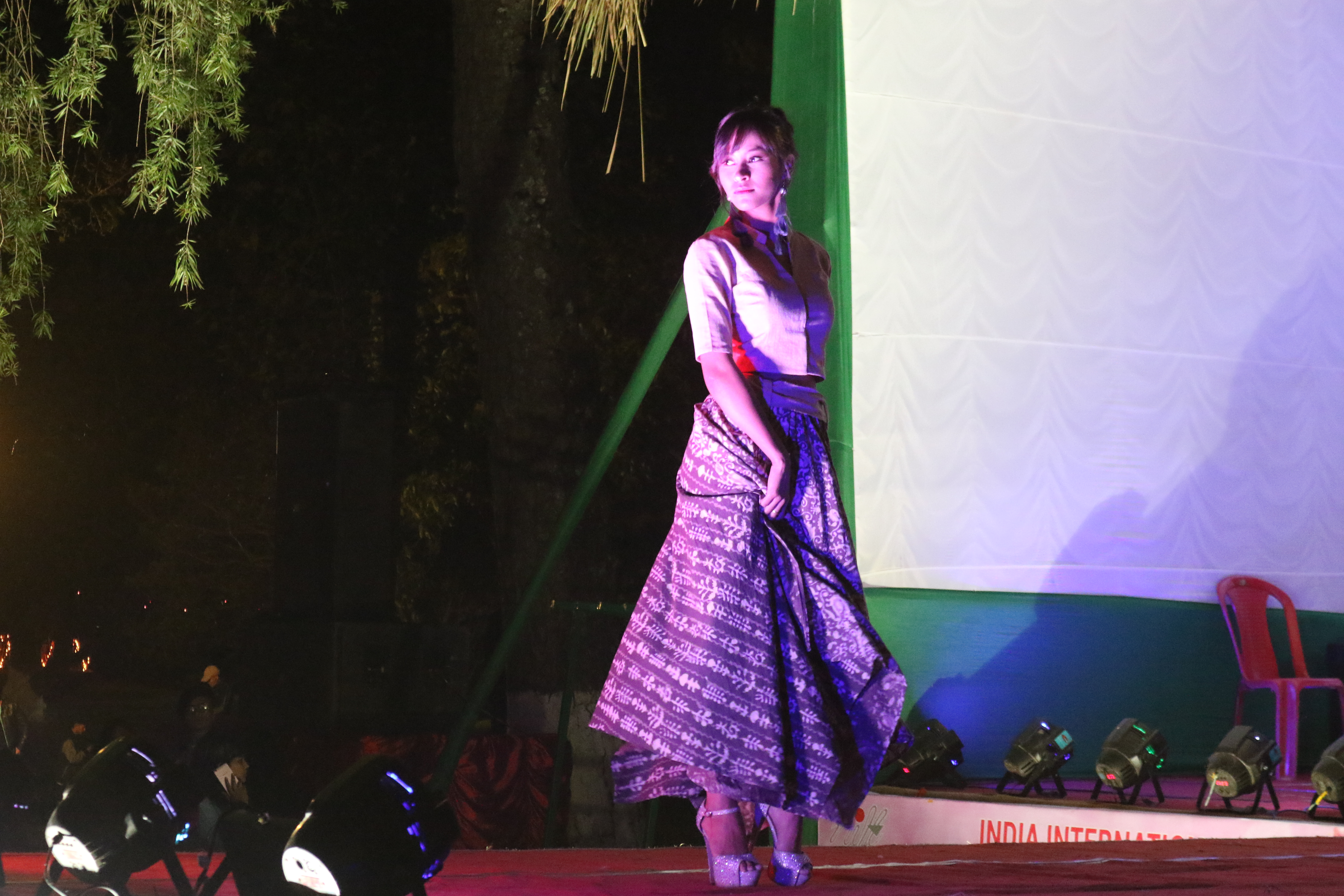 Fashion show at the Cherry Blossom Festival in Meghalaya