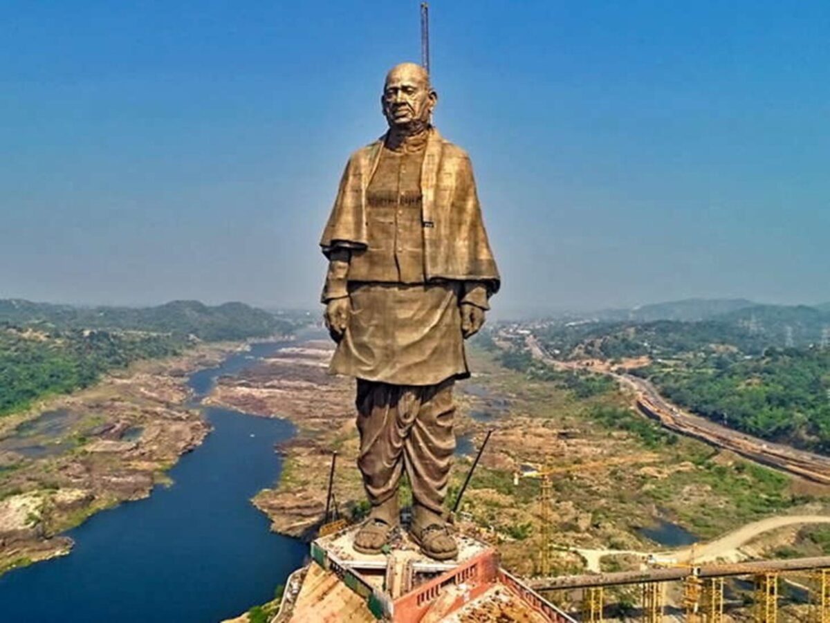 Statue Unity Indian Tallest Statue Worlds Stock Vector (Royalty Free)  1708550425 | Shutterstock