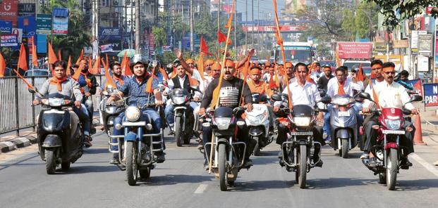 Saffron outfits are holding smaller congregations across the country.