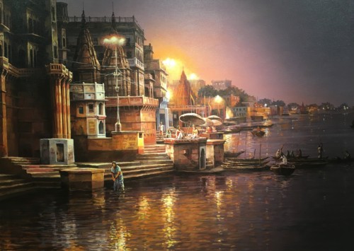 Splashing the colours of medieval Delhi’s spring on canvas
