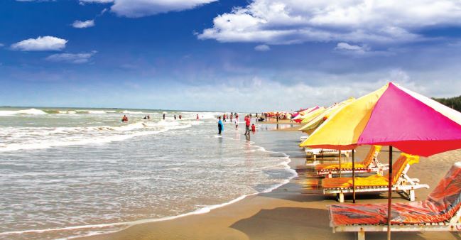 Cox’s Bazar with its 120-km long unbroken beach is one of the most visited tourist destinations in Bangladesh