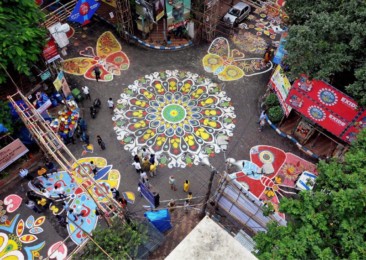 Alpona- Bengal’s floor painting art
