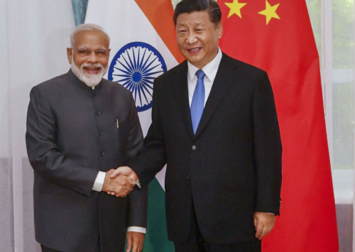 Modi, Xi Jinping meet in Mamallapuram
