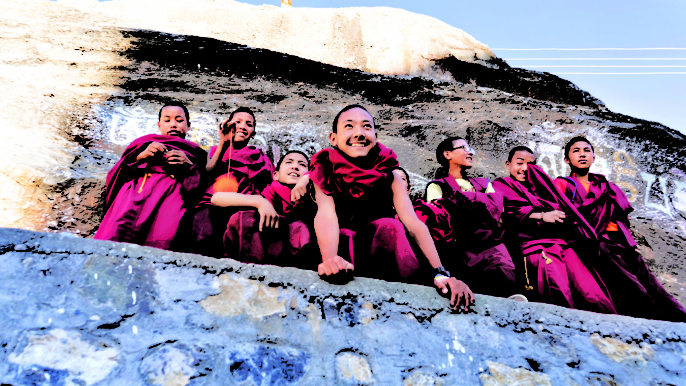 Young monks at Key monastery