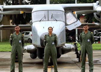 La première femme pilote dans la marine indienne