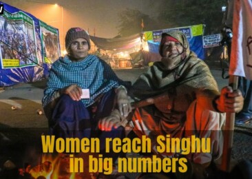 Women protestors at Singhu border prepare for Republic Day
