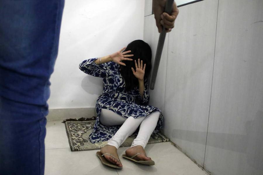 Lockdowns lock women in abusive households