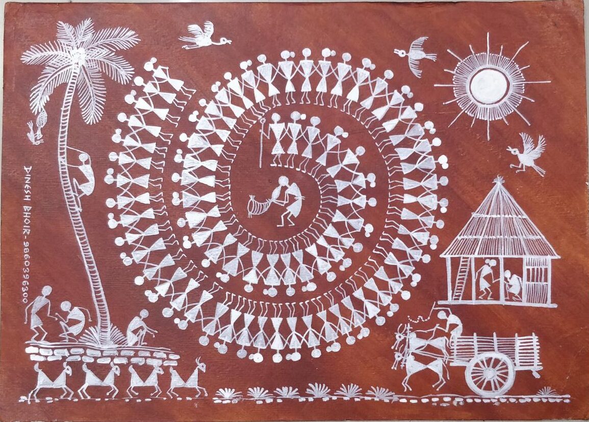 Warli Art: Journey from walls of tribal homes to household goods - Media  India Group
