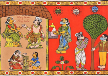 Telangana’s Cheriyal scroll paintings: Stories of mythology and village folklore
