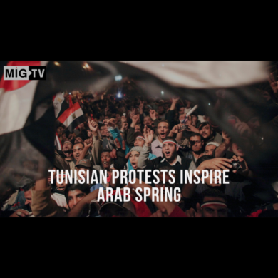 Tunisian protests inspire Arab Spring