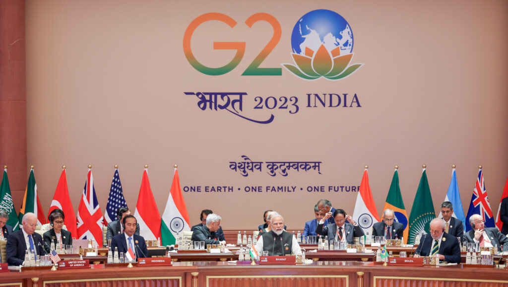 PM’s remarks at G20 Summit on ‘One Earth’ at Bharat Mandapam, in Pragati Maidan, New Delhi on September 09, 2023.