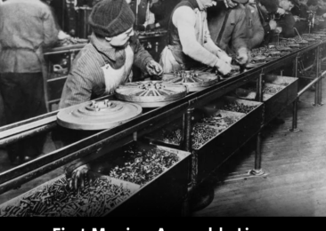 First Moving Assembly Line: Manufacturing Revolution