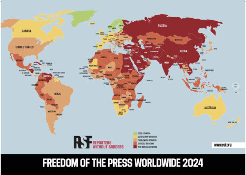 India ranks 159 on Press Freedom Index