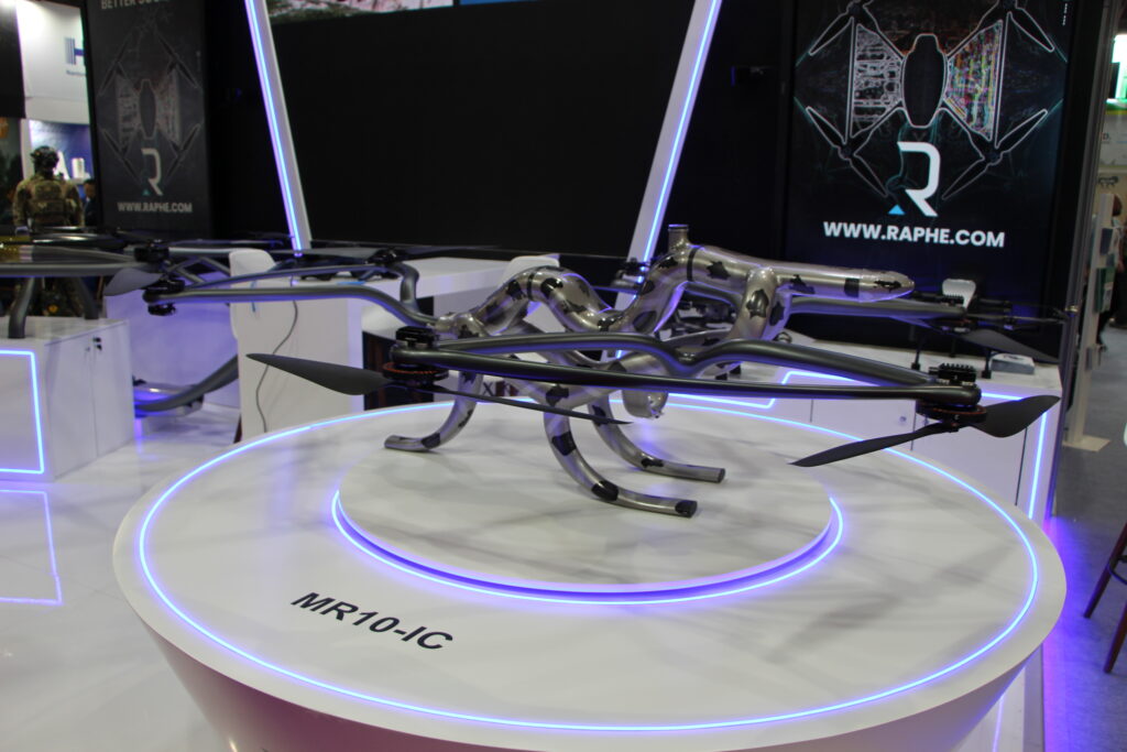 Raphe has displayed several drones at Eurosatory