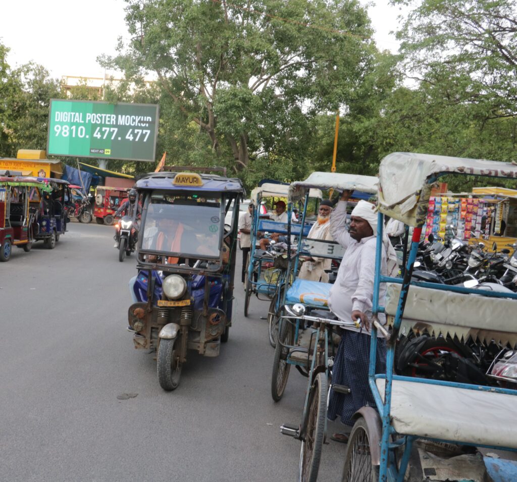 The rise of e-rickshaws has posed a new challenge for rickshaw pullers