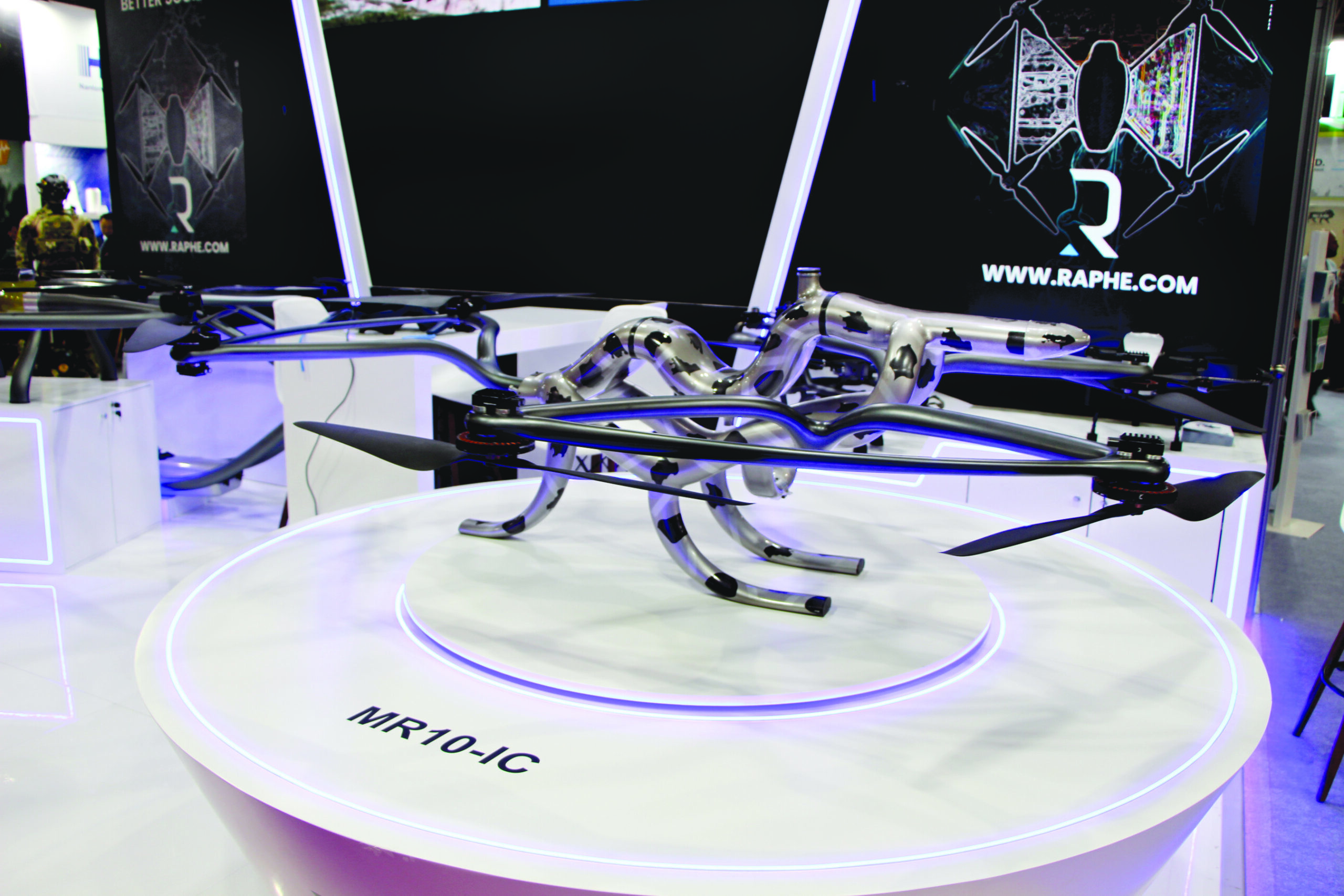 Indian companies Raphe mPhibr are now unveiling sophisticated UAVs tailored for defence, surveillance and logistics