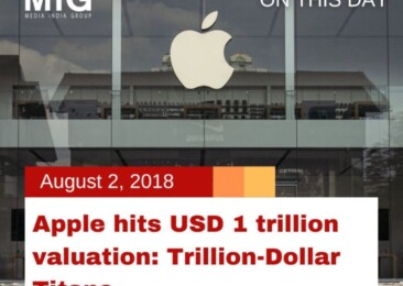 Apple hits USD 1 trillion valuation: Trillion-Dollar Titans