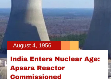 India Enters Nuclear Age: Apsara Reactor Commissioned