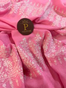 Ari work Pashmina Shawal made by Pashmkaar artisians 