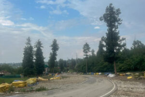Once vibrant with the laughter and hope Doodhpathri's deserted tea stalls now stand silent (Photo: Kaisar Ali)