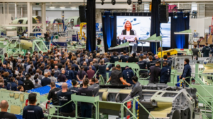 The new facility hosts more than 600 engineers, technicians, foremen and skilled workers