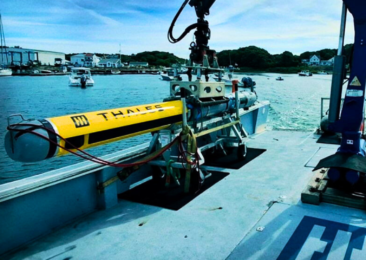 Thales & HII integrate sonar with Unmanned Underwater Vehicle