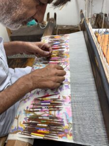 Shawl making process
