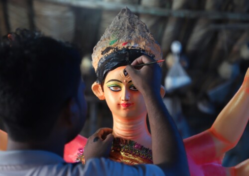 Durga Puja in Delhi: Idolmakers of C R Park preserve traditions