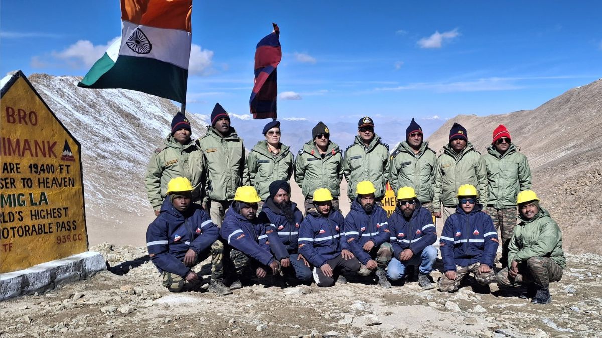 BRO sets world record with highest motorable road at Mig La Pass