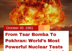 From Tsar Bomba to Pokhran: World’s Most Powerful Nuclear Tests