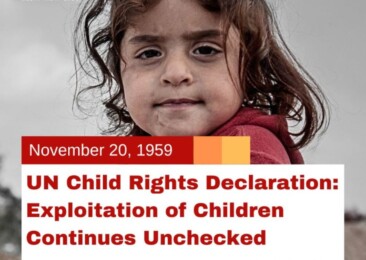 UN Child Rights Declaration: Exploitation of Children Continues Unchecked